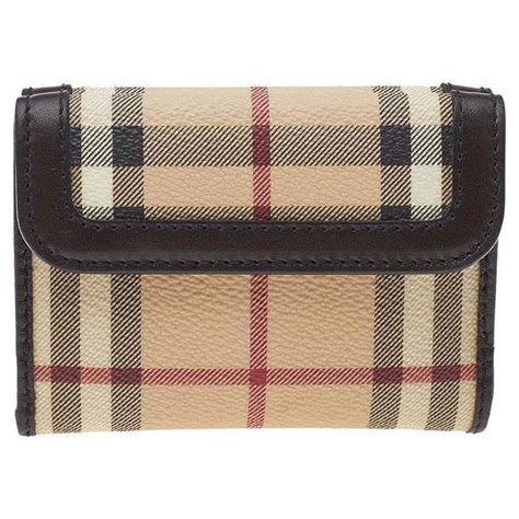 burberry haymarket wallet sale